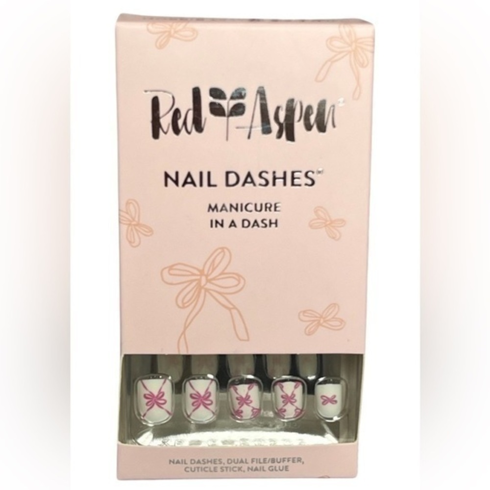 Red Aspen nails Size Petite Liliana’s Ballet Ribbon Petite